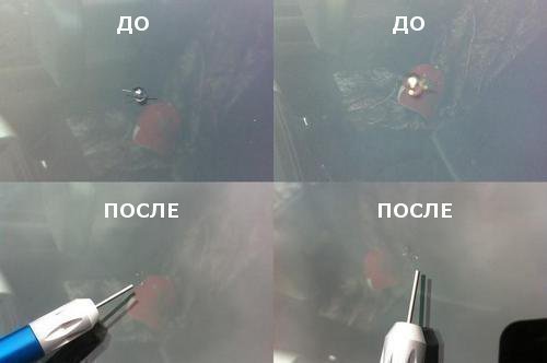 Ремонт трещины на лобовом стекле