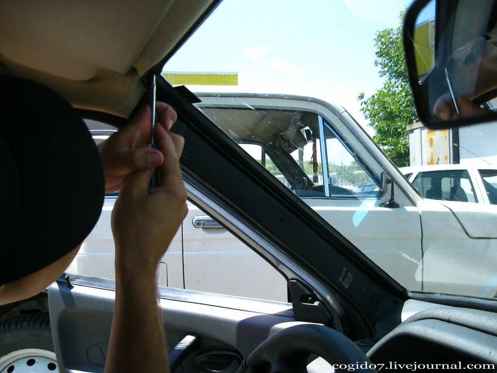 Тонировка стекла автомобиля своими руками