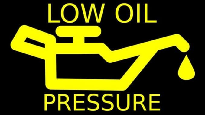 Low Engine Oil Pressure