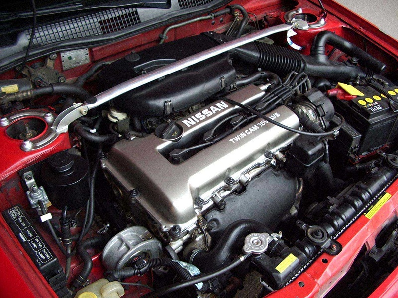 Двигатель SR20DET в автомобиле