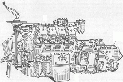 diagram of the engine KAMAZ 740
