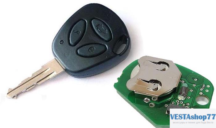 Замена батарейки в ключе автомобиля Лада