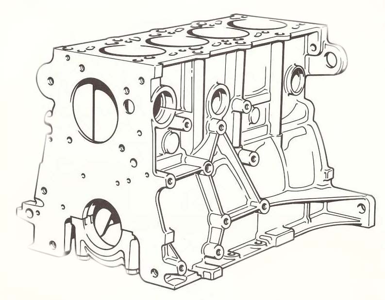 Блок цилиндра M40