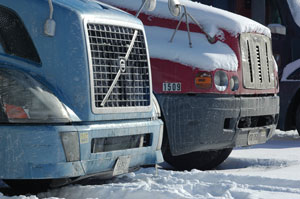 Diesel Trucks Winter